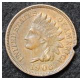 1906 Indian Head Cent - rim ding