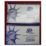 1999 & 2000 US Proof Coins