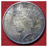 1925 S Peace Silver Dollar