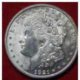 1921 S Morgan Silver Dollar Coin