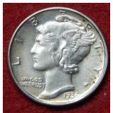 1936 D Mercury Silver Dime