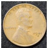 1941 S/S Lincoln Wheat Cent