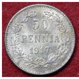 1917 Finland 50 Pennia
