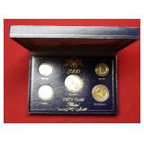 2000 Gold Plated Year Set of US Coins