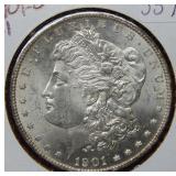 1901 O Morgan Silver Dollar Coin