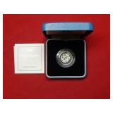 2002 UK Silver Proof One Pound Coin