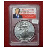 2018 Silver Eagle 1oz PCGS MS69- first strike