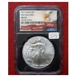 2017 Silver Eagle 1oz NGC MS70 - first releases