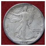 1916 D Walking Liberty Silver Half