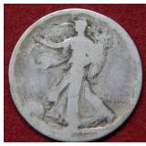 1921 S Walking Liberty Silver Half