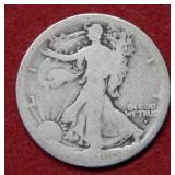 1916 D Walking Liberty Silver Half