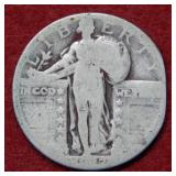 1927 D Standing Liberty Silver Quarter