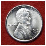 1943 S Lincoln Steel Wheat Cent