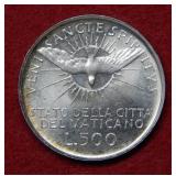 Vatican 500 Lire Silver Commemorative