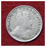 1910 Canada Silver Half Dime