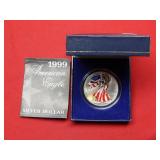 1999 Colorized Silver Eagle 1oz