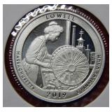 2019 S Massachusetts Silver Washington Quarter