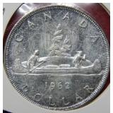 1962 Canada Silver Dollar Coin