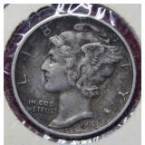 1943 Mercury Silver Dime