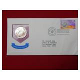 1973 British Isles First Day Cover with Coin
