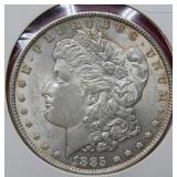 1885 Morgan Silver Dollar Coin