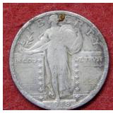 1918 Standing Liberty Silver Quarter