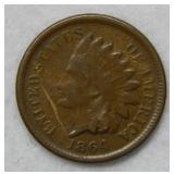 1864 Indian Head Cent