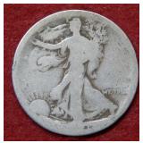 1921 Walking Liberty Silver Half Dollar Coin