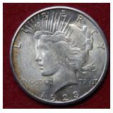 1923 S Peace Silver Dollar Coin