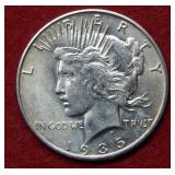 1935 S Peace Silver Dollar