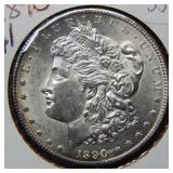 1890 CC Morgan Silver Dollar