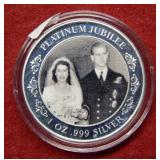 2022 Niue 1oz .999 Platinum Jubilee Bullion
