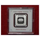 Geiger Silver 10g .999 Silver Bullion