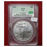 2024 Silver Eagle 1oz CAC MS70