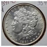 1891 O Morgan Silver Dollar Coin