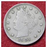 1901 Liberty Head Nickel