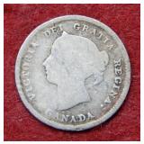 1888 Canada Silver Half Dime