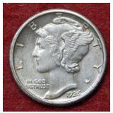 1926 Mercury Silver Dime