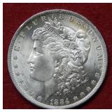 1884 O Morgan Silver Dollar