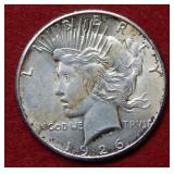 1926 Peace Silver Dollar