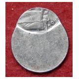 1996 Off Center Punch Jefferson Nickel