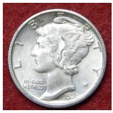 1935 D Mercury Silver Dime
