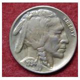 1934 D Buffalo Nickel