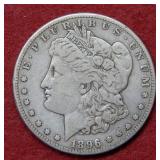 1896 S Morgan Silver Dollar
