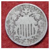 1869 Shield Nickel
