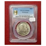 1936 Robinson Silver Comm Half PCGS MS66