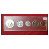 1960 Silver Year Set of Coins