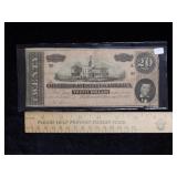 1864 CSA $20 Note