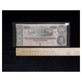 1864 $10 CSA Note