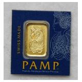 Pamp 1g .999 Fine Gold Bullion